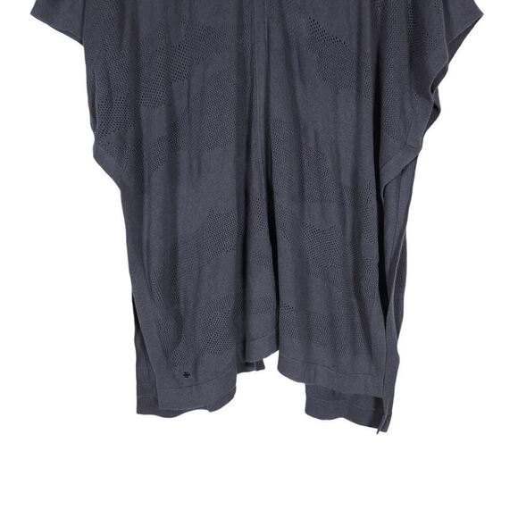 Lululemon Womens Find Your Light Wrap Heathered Gray Moonwalk Silk Camo Cardigan - Picture 12 of 15